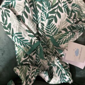 Cloud Island Green and White Newbornbaby sleeper.